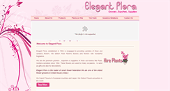 Desktop Screenshot of elegantflora.in